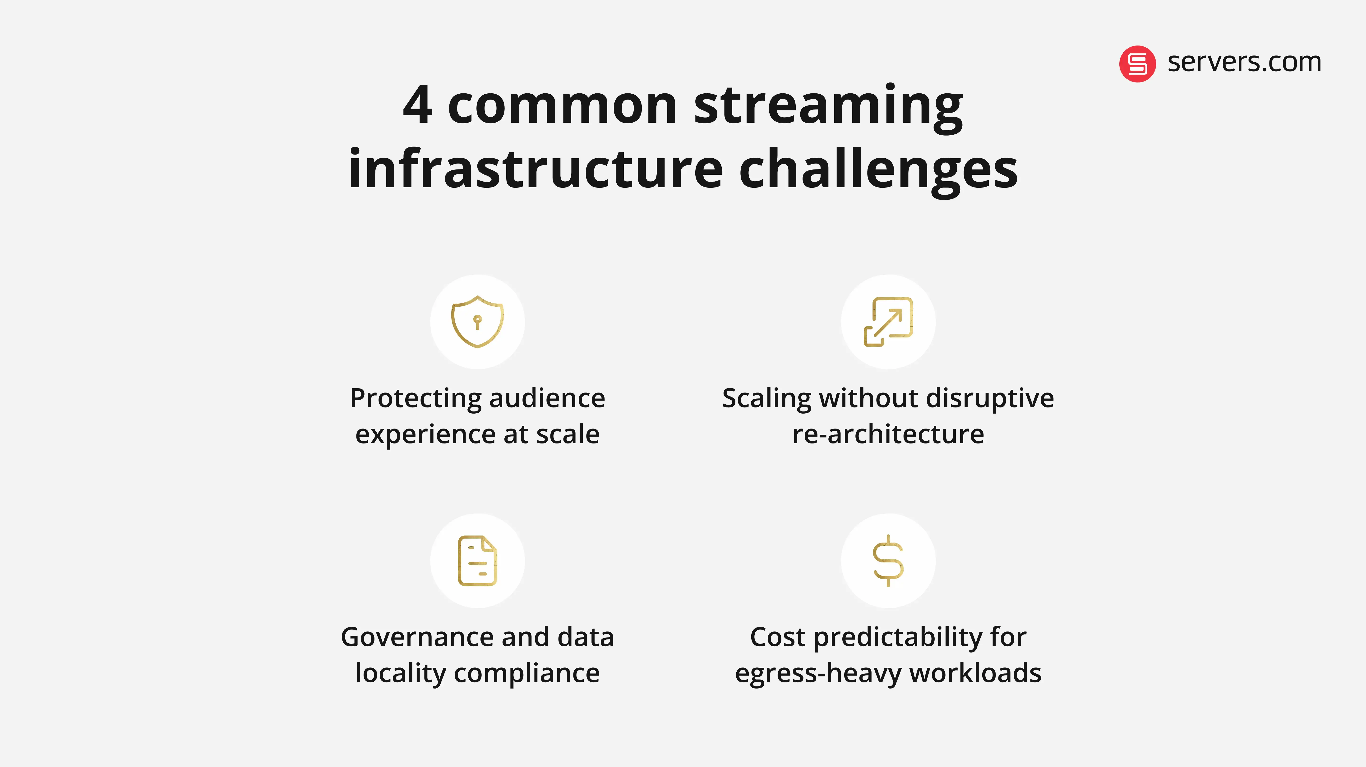 streaming infrastructure challenges